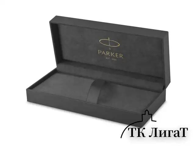 Ручка шариковая PARKER "Sonnet Core Stainless Steel GT", корпус серебро, позолота, черная, 1931507