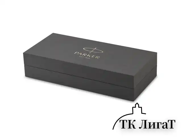 Ручка шариковая PARKER "Sonnet Core Stainless Steel GT", корпус серебро, позолота, черная, 1931507