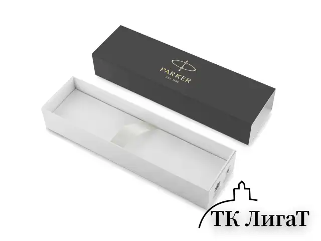 Ручка шариковая PARKER "Jotter Core Stainless Steel CT", корпус серебристый, детали хром, синяя, 1953170