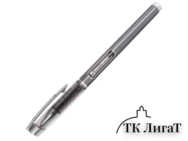 Ручка шариковая масляная BRAUBERG "Choice", СИНЯЯ, корпус с печатью, узел 0,7 мм, линия письма 0,35 мм, 142413