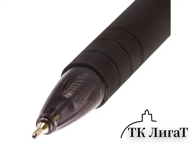 Ручка шариковая масляная автоматическая с грипом BRAUBERG "Trace", СИНЯЯ, узел 0,7 мм, линия письма 0,35 мм, 142415