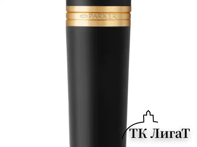 Ручка перьевая PARKER "Urban Core Muted Black GT", черный матовый лак, позолота, синяя, 1931593