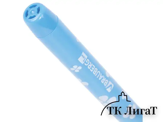 Ручка шариковая масляная BRAUBERG "FRUITY SF", СИНЯЯ, с узором, узел 1 мм, линия письма 0,5 мм, 142653