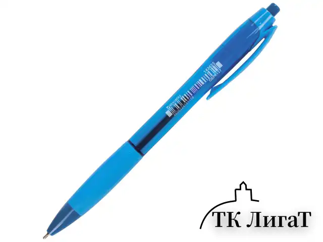 Ручка шариковая масляная автоматическая с грипом BRAUBERG "FRUITY RG", СИНЯЯ, узел 0,7 мм, линия письма 0,35 мм, 142655