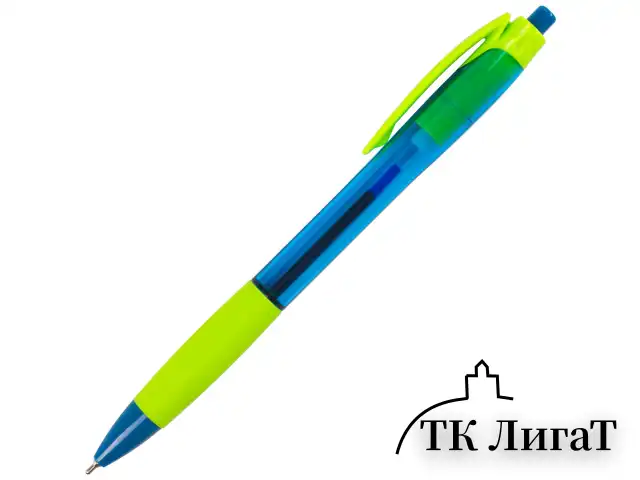 Ручка шариковая масляная автоматическая с грипом BRAUBERG "FRUITY RG", СИНЯЯ, узел 0,7 мм, линия письма 0,35 мм, 142655