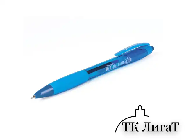 Ручка шариковая масляная автоматическая с грипом BRAUBERG "FRUITY RG", СИНЯЯ, узел 0,7 мм, линия письма 0,35 мм, 142655