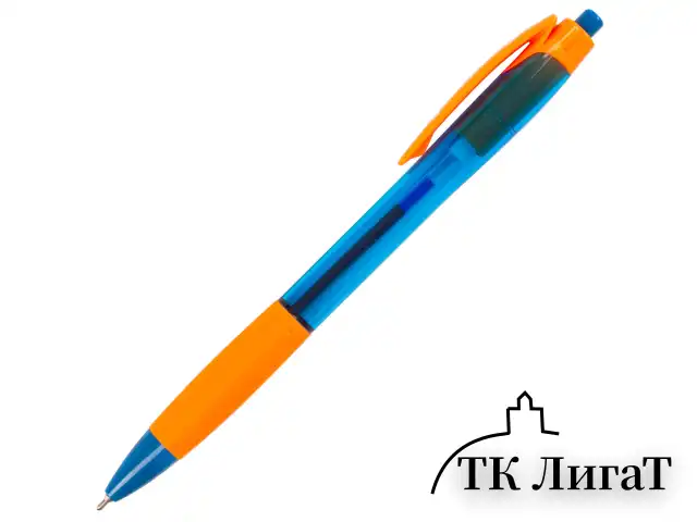 Ручка шариковая масляная автоматическая с грипом BRAUBERG "FRUITY RG", СИНЯЯ, узел 0,7 мм, линия письма 0,35 мм, 142655