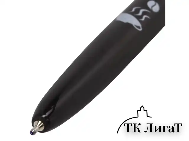 Ручка шариковая масляная автоматическая BRAUBERG BLACK&WHITE "Coffee", СИНЯЯ, узел 0,7 мм, линия письма 0,35 мм, 142659