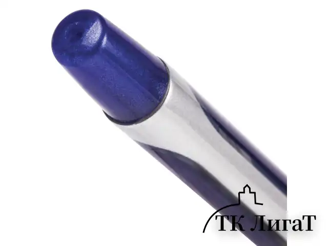 Ручка шариковая масляная с грипом BRAUBERG "Delta Plus", СИНЯЯ, печать, узел 0,7 мм, линия письма 0,35 мм, 142689
