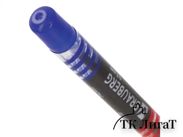 Ручка шариковая масляная с грипом BRAUBERG "Trait", СИНЯЯ, печать, узел 0,7 мм, линия письма 0,35 мм, 142697