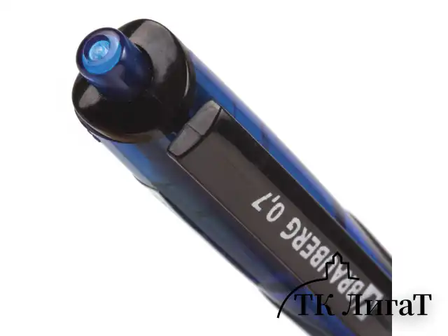 Ручка шариковая масляная автоматическая с грипом BRAUBERG "Phantom", СИНЯЯ, узел 0,7 мм, линия письма 0,35 мм, 142699