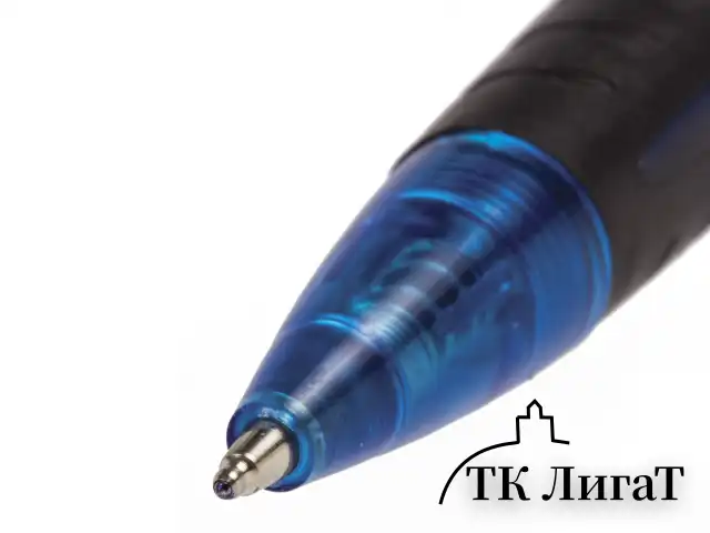 Ручка шариковая масляная автоматическая с грипом BRAUBERG "Phantom", СИНЯЯ, узел 0,7 мм, линия письма 0,35 мм, 142699