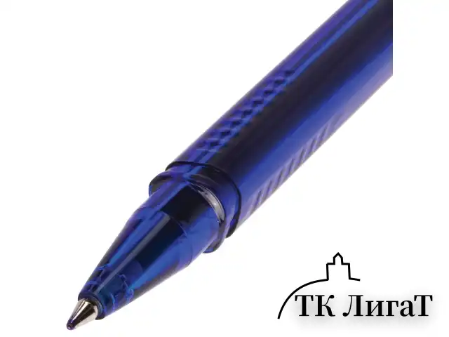 Ручка шариковая масляная BRAUBERG "Marine", СИНЯЯ, корпус тонированный синий, узел 0,7 мм, линия письма 0,35 мм, 142709