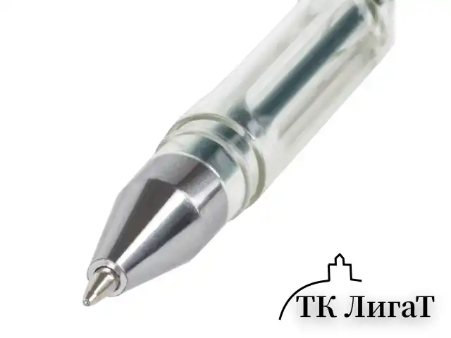 Ручка гелевая STAFF "Basic" GP-789, ЗЕЛЕНАЯ, корпус прозрачный, хромированные детали, узел 0,5 мм, линия письма 0,35 мм, 142791