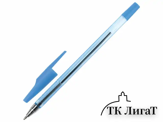 Ручка шариковая STAFF AA-927, СИНЯЯ, корпус тонированный, хромированные детали, 0,7 мм, линия 0,35 мм, 142809