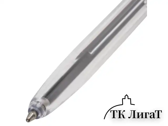Ручки шариковые BRAUBERG, НАБОР 6 шт., АССОРТИ, "Line", корпус прозрачный, узел 1 мм, линия письма 0,5 мм, 142819