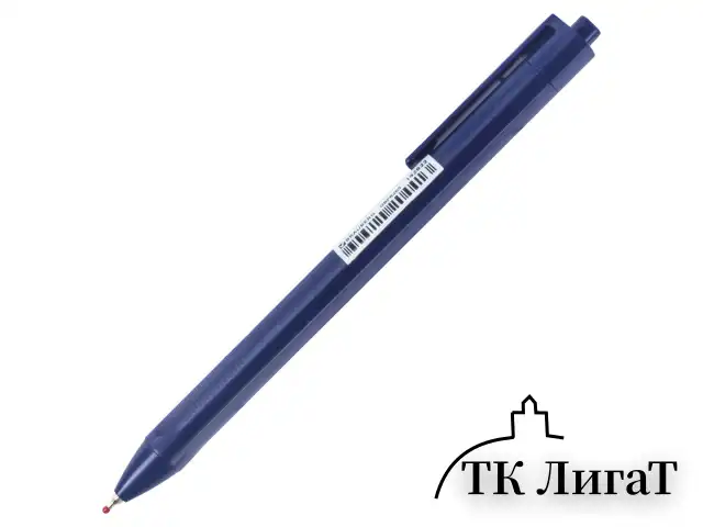 Ручка шариковая масляная автоматическая BRAUBERG "Trios", СИНЯЯ, корпус синий, узел 0,7 мм, линия письма 0,35 мм, 142822