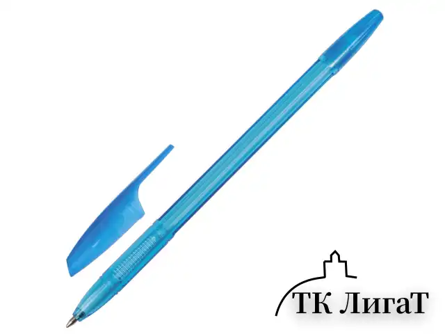 Ручка шариковая BRAUBERG "X-333" NEON, СИНЯЯ, корпус тонированный ассорти, узел 0,7 мм, линия письма 0,35 мм, 142829