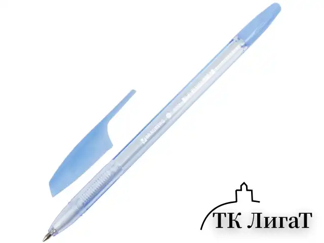 Ручка шариковая BRAUBERG "X-333" PASTEL, СИНЯЯ, корпус тонированованный ассорти, узел 0,7 мм, линия письма 0,35 мм, 142830