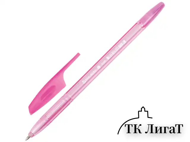 Ручка шариковая BRAUBERG "X-333" PASTEL, СИНЯЯ, корпус тонированованный ассорти, узел 0,7 мм, линия письма 0,35 мм, 142830