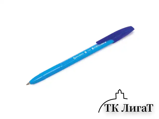 Ручка шариковая BRAUBERG "X-333" NEON SOLID, СИНЯЯ, корпус ассорти, узел 0,7 мм, линия письма 0,35 мм, 142831