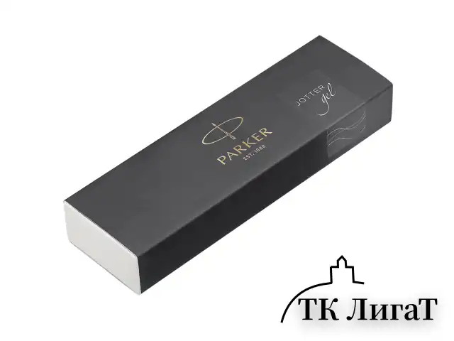Ручка гелевая PARKER "Jotter Stainless Steel CT", корпус серебристый, детали из нержавеющей стали, черная, 2020646