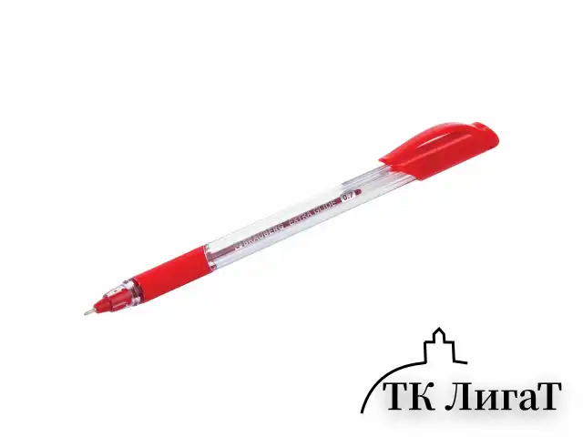 Ручка шариковая масляная BRAUBERG "Extra Glide GT", КРАСНАЯ, трехгранная, узел 0,7 мм, линия письма 0,35 мм, 142920