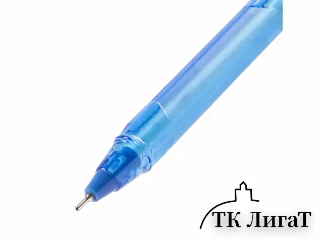 Ручка шариковая масляная BRAUBERG "Extra Glide Tone", СИНЯЯ, трехгранная, узел 0,7 мм, линия письма 0,35 мм, 142924