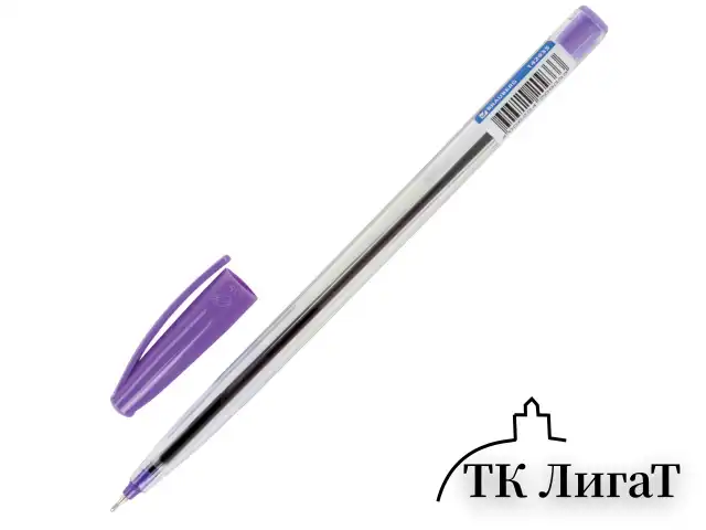 Ручка шариковая масляная BRAUBERG "Frost Color", СИНЯЯ, ассорти, узел 0,6 мм, линия письма 0,3 мм, 142935