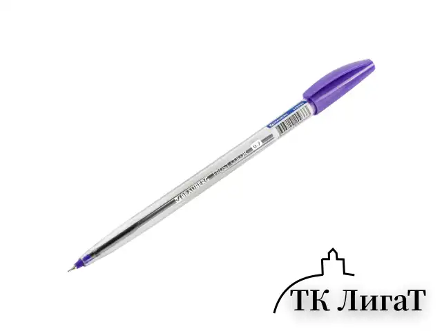 Ручка шариковая масляная BRAUBERG "Frost Color", СИНЯЯ, ассорти, узел 0,6 мм, линия письма 0,3 мм, 142935