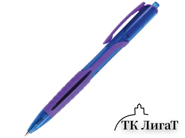 Ручка шариковая масляная автоматическая BRAUBERG "Phantom color", СИНЯЯ, узел 0,7 мм, линия письма 0,35 мм, 142938