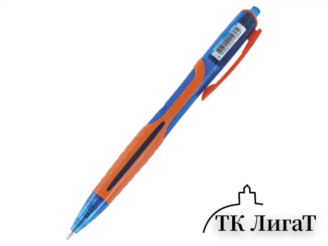 Ручка шариковая масляная автоматическая BRAUBERG "Phantom color", СИНЯЯ, узел 0,7 мм, линия письма 0,35 мм, 142938