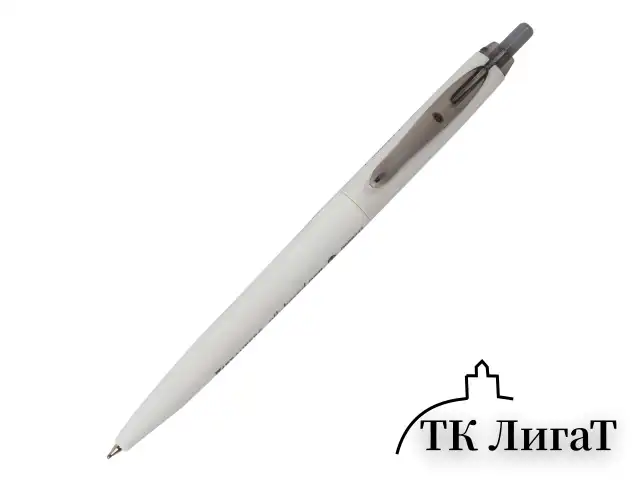 Ручка шариковая масляная автоматическая BRAUBERG "Sky White", СИНЯЯ, клип ассорти, узел 0,7 мм, линия письма 0,35 мм, 142950