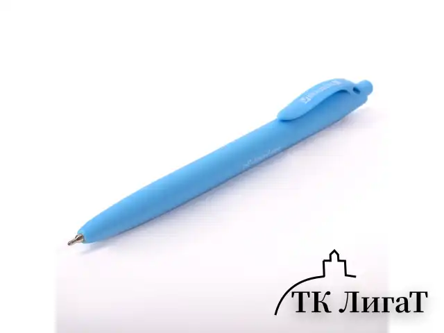 Ручка шариковая масляная автоматическая BRAUBERG "FRUITY Pastel", СИНЯЯ, корпус soft-touch, узел 0,7 мм, линия письма 0,35 мм, 142959, OBPR323