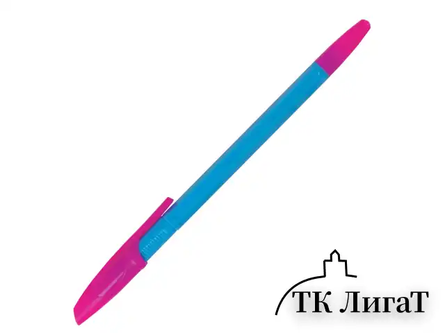 Ручка шариковая BRAUBERG "X-333 MIX", СИНЯЯ, корпус ассорти, узел 0,7 мм, линия 0,35 мм, 142960