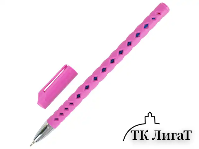 Ручка шариковая масляная BRAUBERG Orient Color, СИНЯЯ, корпус ассорти, В ДИСПЛЕЕ, игольчатый узел 0,7 мм, линия письма 0,35 мм, 143001