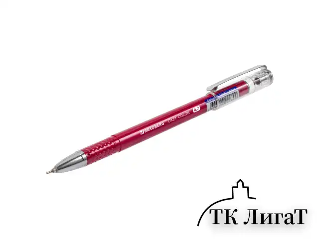 Ручка шариковая масляная BRAUBERG "Oxet Color", СИНЯЯ, корпус ассорти, В ДИСПЛЕЕ, игольчатый узел 0,7 мм, линия письма 0,35 мм, 143003