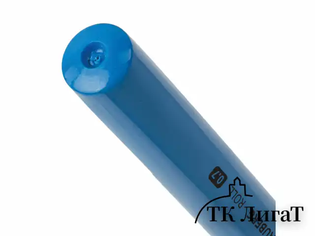Ручка шариковая масляная с грипом BRAUBERG "Roll", СИНЯЯ, корпус синий, узел 0,7 мм, линия письма 0,35 мм, 143005