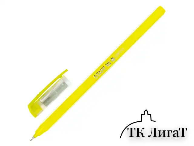 Ручка шариковая масляная STAFF Basic "OBP-312", СИНЯЯ, корпус ассорти, узел 0,7 мм, линия письма 0,35 мм, 143012