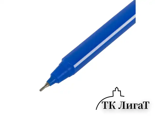 Ручка шариковая масляная STAFF Basic "OBP-312", СИНЯЯ, корпус ассорти, узел 0,7 мм, линия письма 0,35 мм, 143012