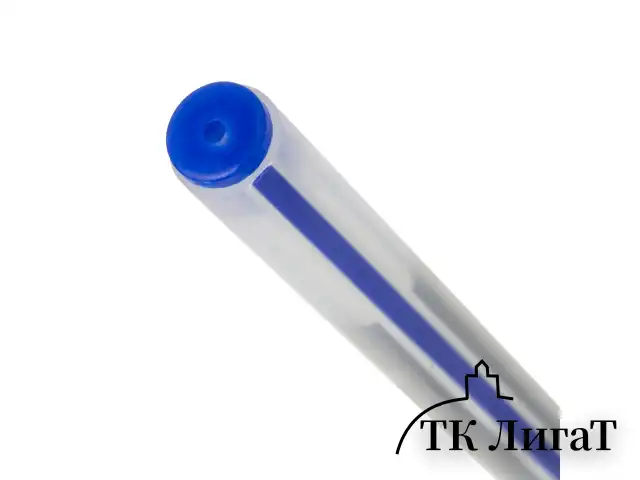Ручка шариковая масляная STAFF "OBP-316", СИНЯЯ, корпус матовый, игольчатый узел 0,6 мм, линия письма 0,3 мм, 143021