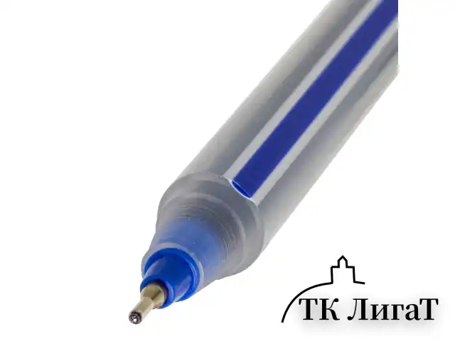 Ручка шариковая масляная STAFF "OBP-316", СИНЯЯ, корпус матовый, игольчатый узел 0,6 мм, линия письма 0,3 мм, 143021