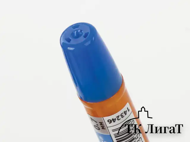 Ручка шариковая масляная с грипом BRAUBERG Model-XL ORANGE, СИНЯЯ, узел 0,7 мм, линия 0,35 мм, 143246