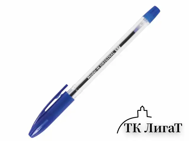 Ручка шариковая масляная BRAUBERG "Model-M" ORIGINAL, СИНЯЯ, узел 0,7 мм, линия письма 0,35 мм, 143250