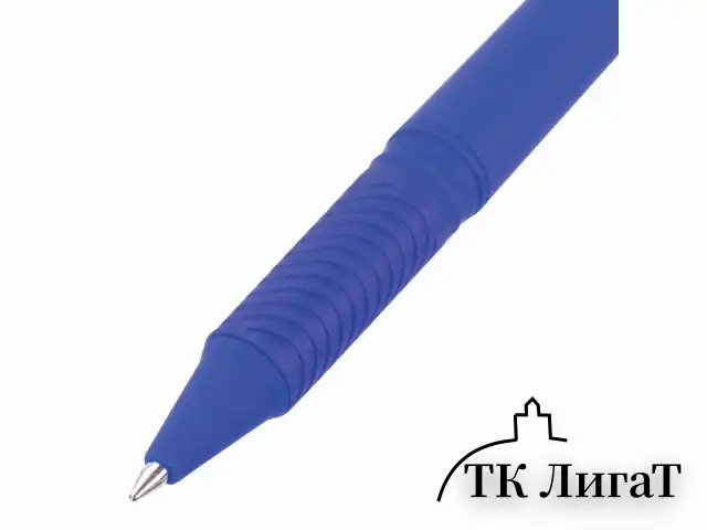 Ручка стираемая гелевая с грипом BRAUBERG "SOFT&SILK", СИНЯЯ, узел 0,7 мм, линия письма 0,5 мм, 143253