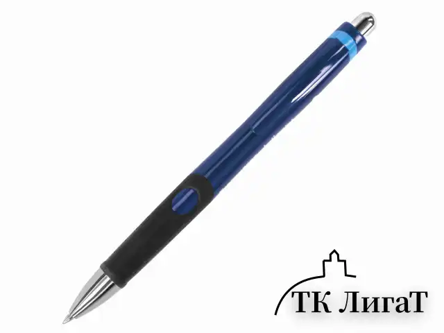 Ручка шариковая автоматическая с грипом BRAUBERG "Urban", СИНЯЯ, хромированные детали, узел 0,7 мм, линия письма 0,35 мм, 143260