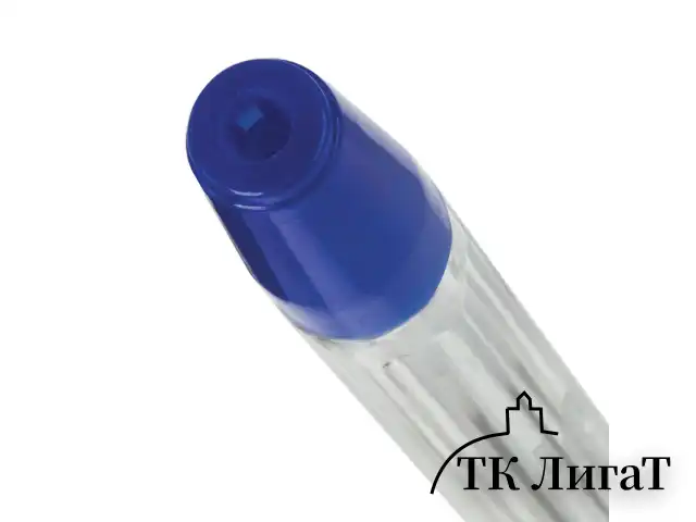 Ручка шариковая масляная с грипом BRAUBERG "i-Rite GT", СИНЯЯ, корпус прозрачный, узел 0,7 мм, 143300