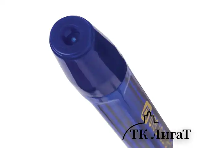 Ручка шариковая масляная с грипом BRAUBERG "i-Rite GT GLD", СИНЯЯ, корпус тонированный синий, узел 0,7 мм, 143302