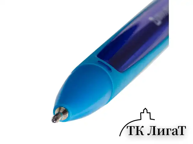 Ручка шариковая масляная BRAUBERG "BOMB GT Color", СИНЯЯ, прорезиненный корпус ассорти, узел 0,7 мм, линия письма 0,35 мм, 143346