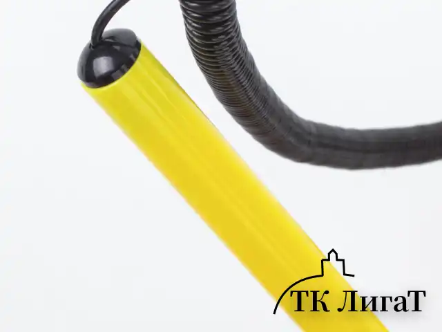 Ручка шариковая настольная BRAUBERG "SMILE", СИНЯЯ, корпус желтый, узел 0,7 мм, линия письма 0,35 мм, 143376